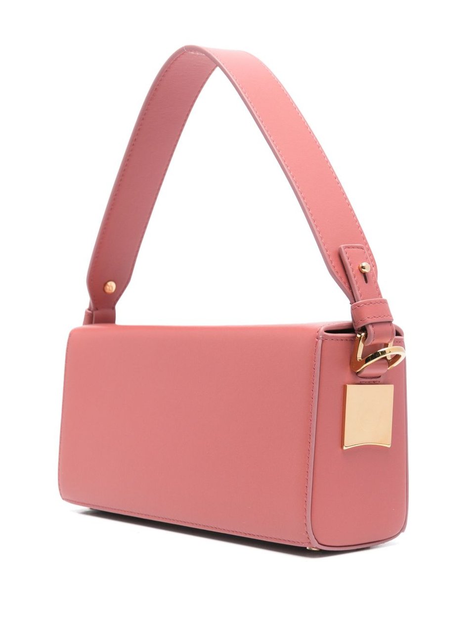 Lanvin Ruby Pink Foldover Top Bag Neutraal