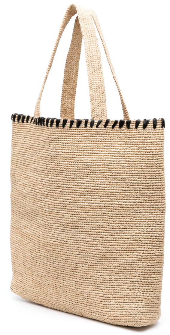 Lanvin Bags Naturalblack Zwart