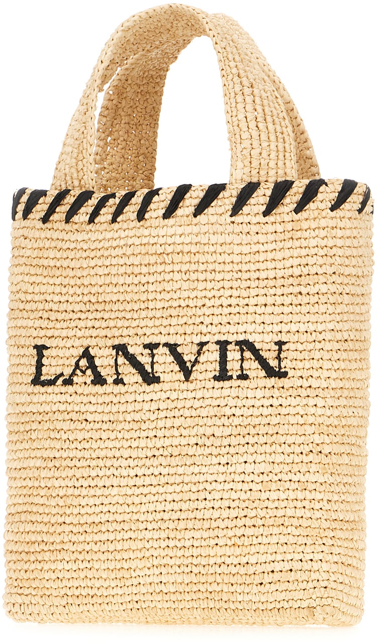 Lanvin Lanvin Raffia handbag Neutraal