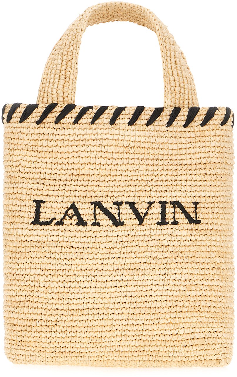 Lanvin Lanvin Raffia handbag Neutraal