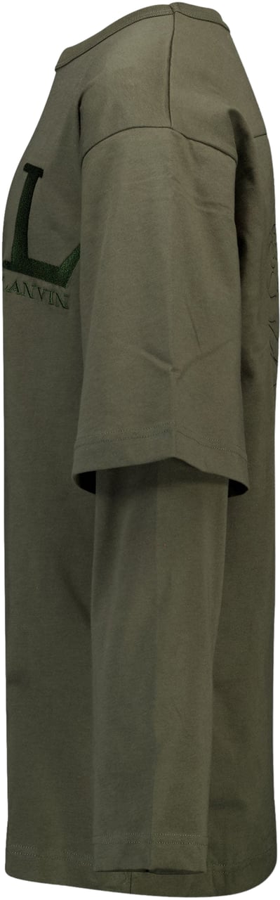 Lanvin Lanvin Kinder Jongens T-Shirt In Army Groen