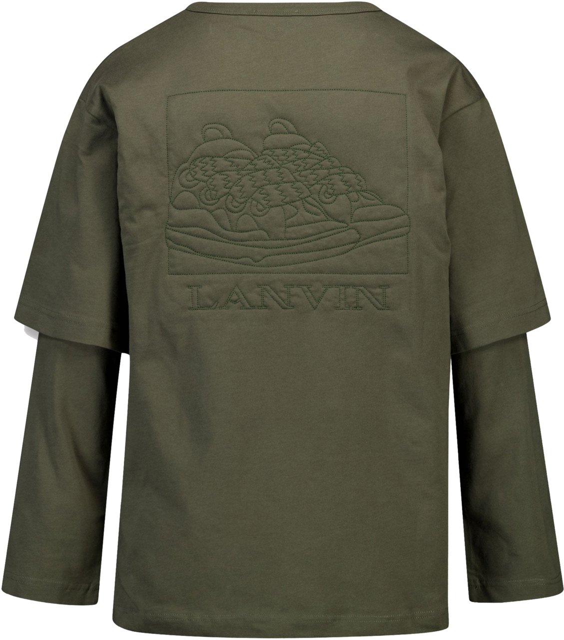 Lanvin Lanvin Kinder Jongens T-Shirt In Army Groen