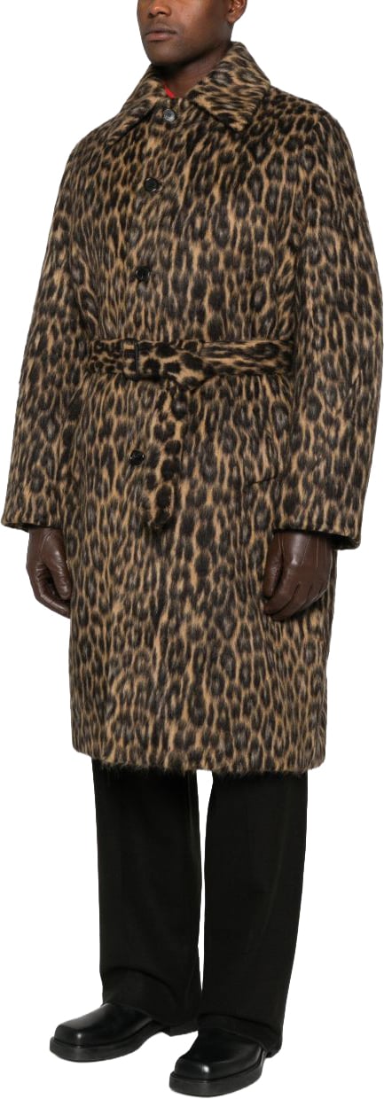Lanvin Coats Leopard Bruin