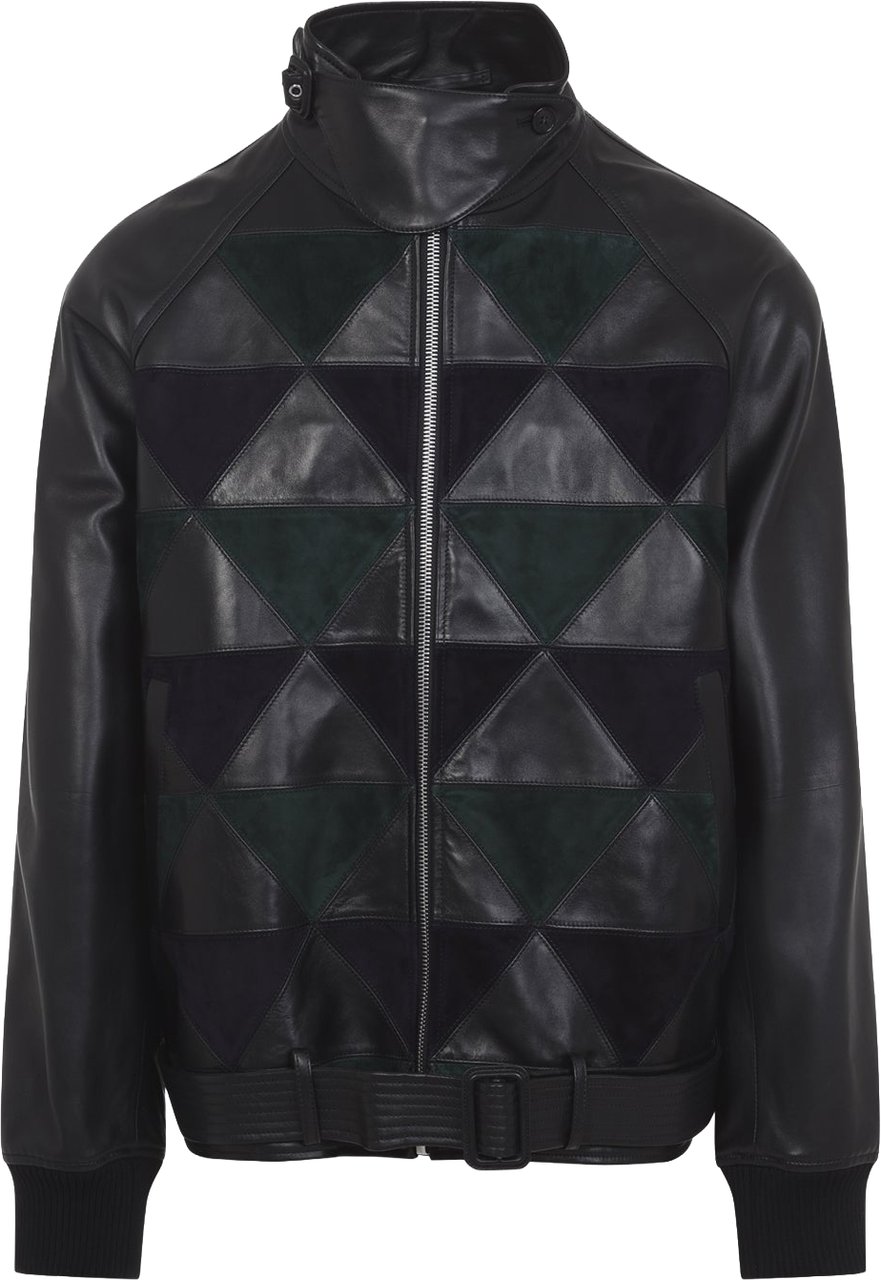 Lanvin Intarsia Bomber Jacket Divers