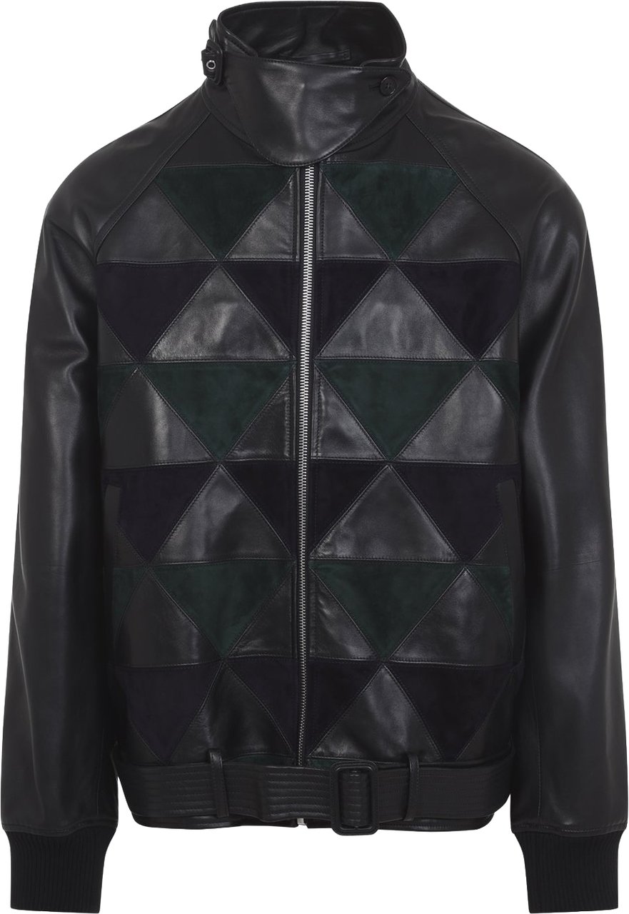 Lanvin Intarsia Bomber Jacket Divers