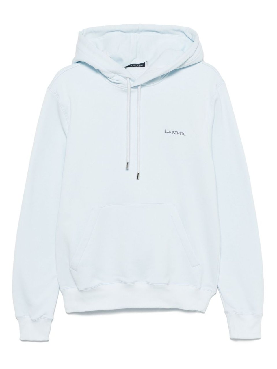 Lanvin Light Blue Hoodie Sweater Wit