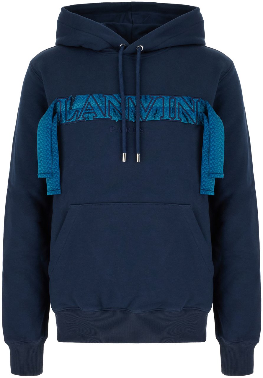 Lanvin Lanvin Blue cotton sweatshirt Blauw