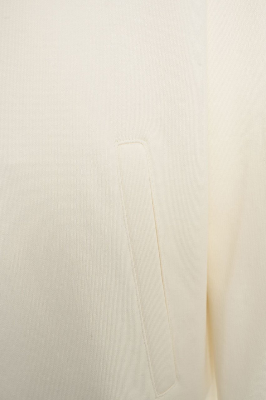 Lanvin Hoodie with logo print Wit