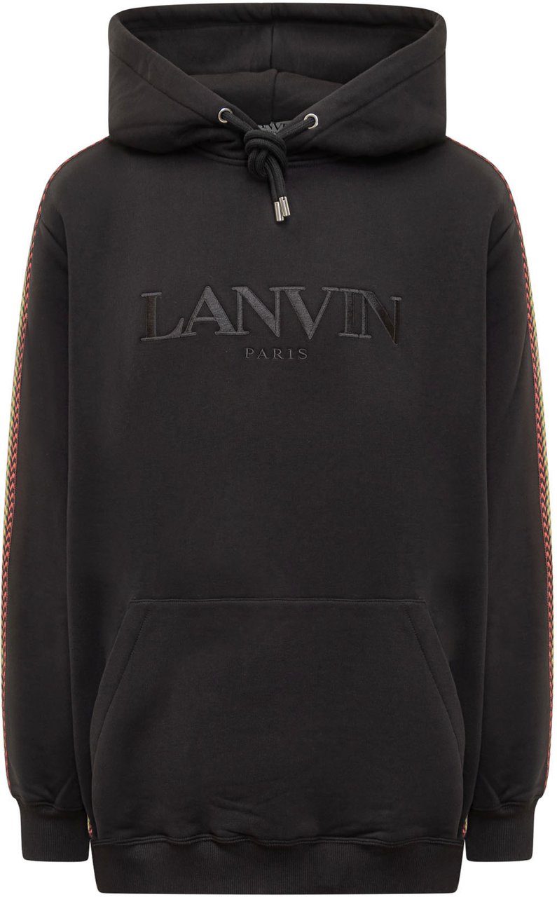 Lanvin Felpa con Logo Zwart
