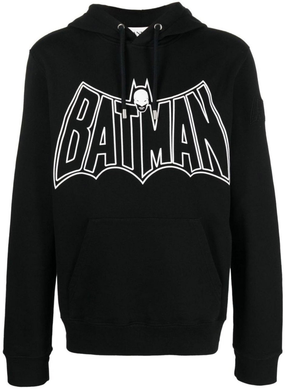 Lanvin Lanvin Batman Hooded Sweatshirt Zwart