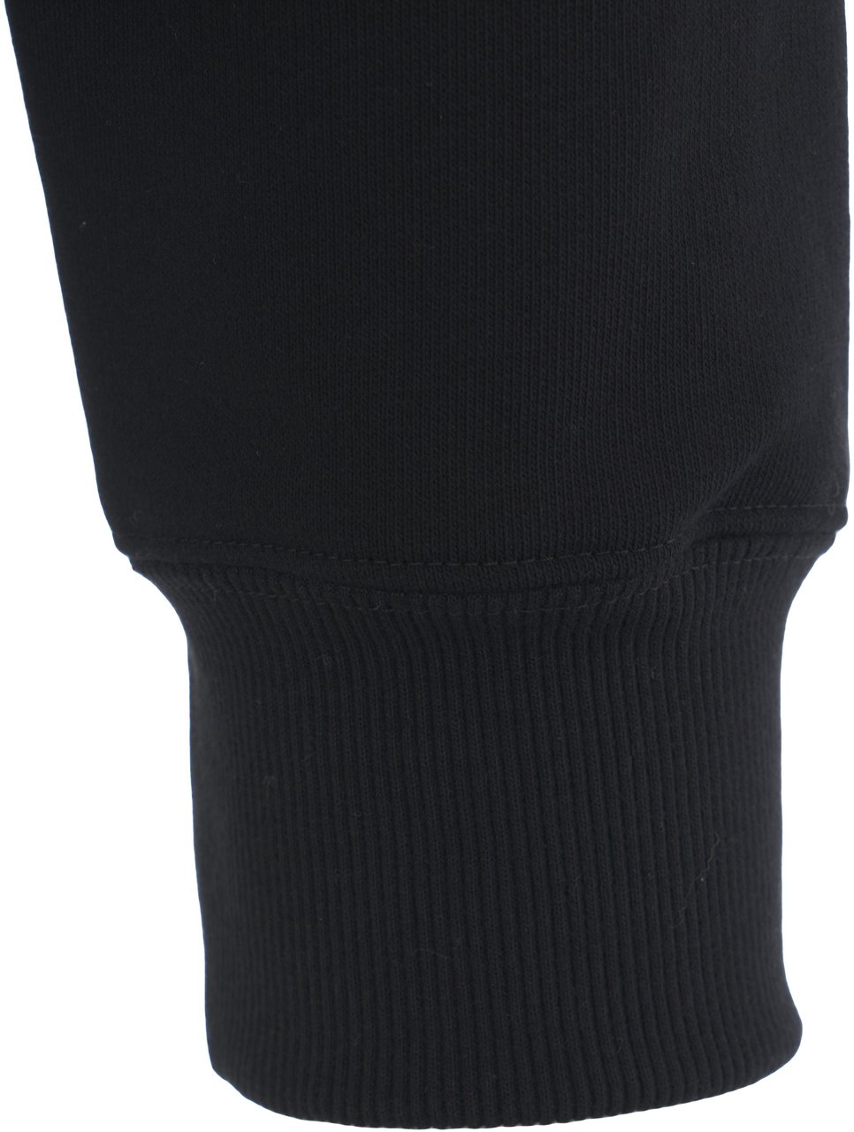 Lanvin Felpa con cappuccio e logo Zwart