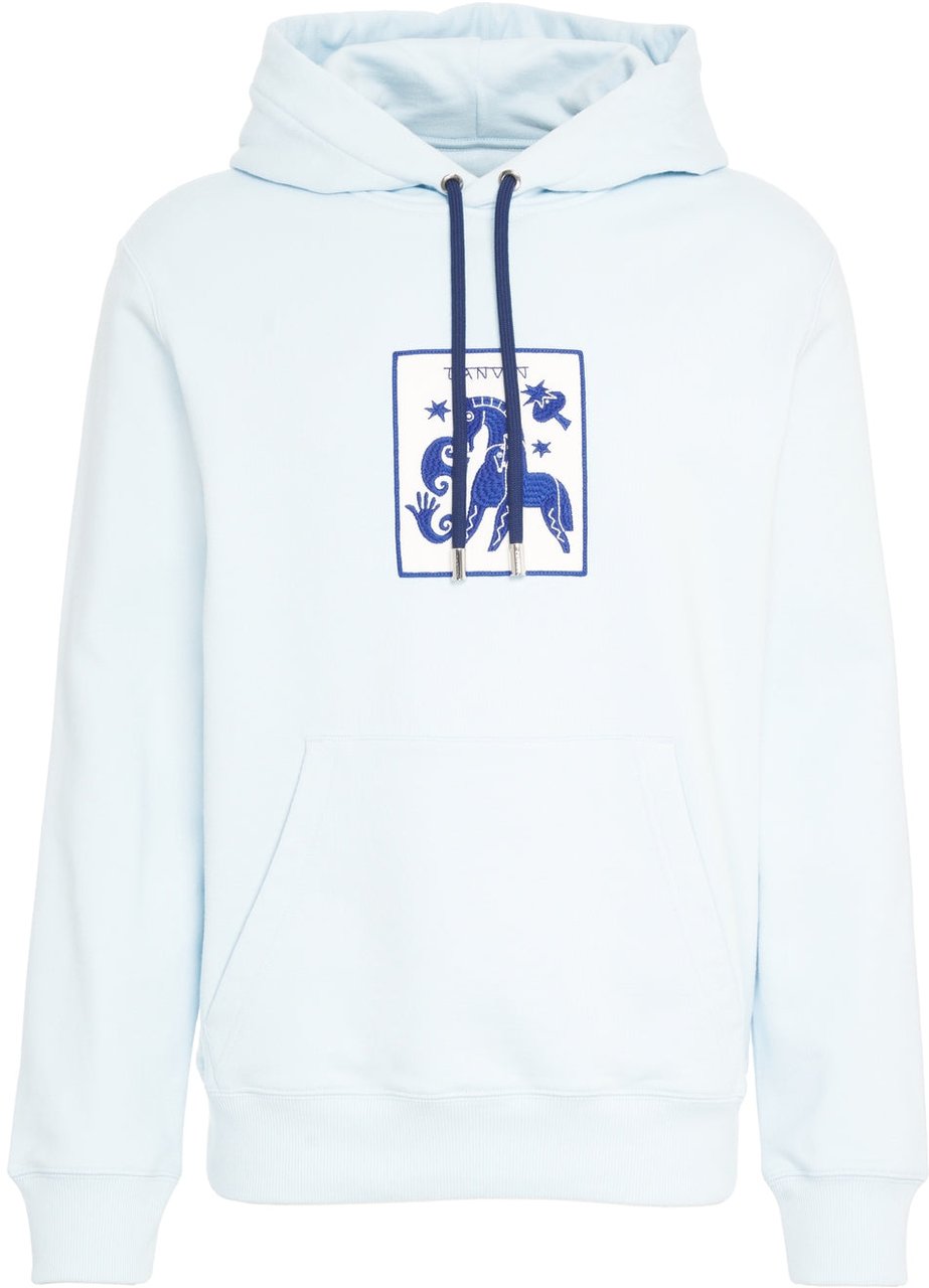 Lanvin Hoodie with print Blauw