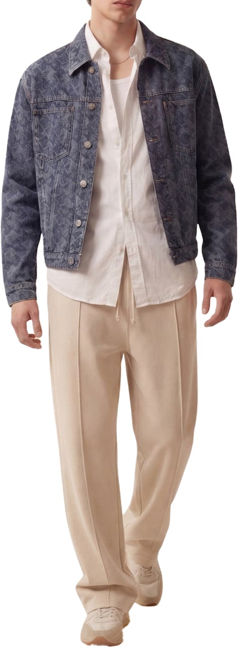 Lanvin Denim jacquard jacket 'Lunar Year' Blauw