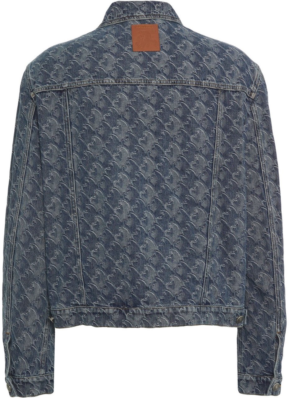 Lanvin Denim jacquard jacket 'Lunar Year' Blauw
