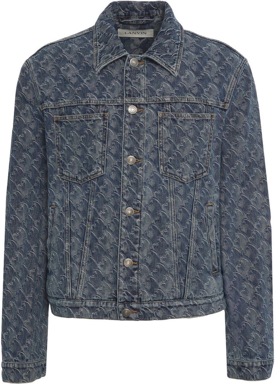 Lanvin Denim jacquard jacket 'Lunar Year' Blauw