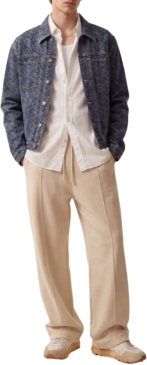 Lanvin Denim jacquard jacket 'Lunar Year' Blauw