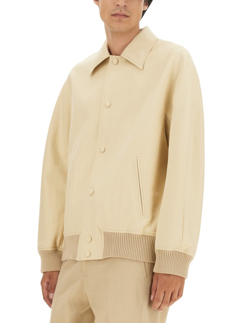 Lanvin Button-Up Oversized Jacket With Design Neutraal
