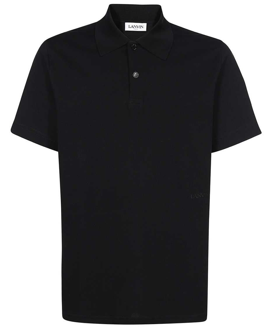Lanvin Cotton polo shirt Zwart