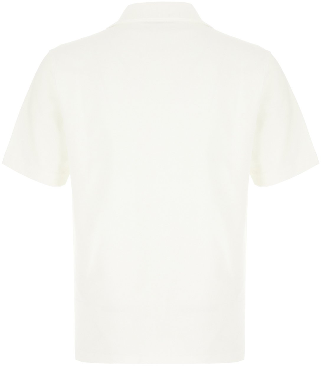 Lanvin White piquet polo shirt Wit