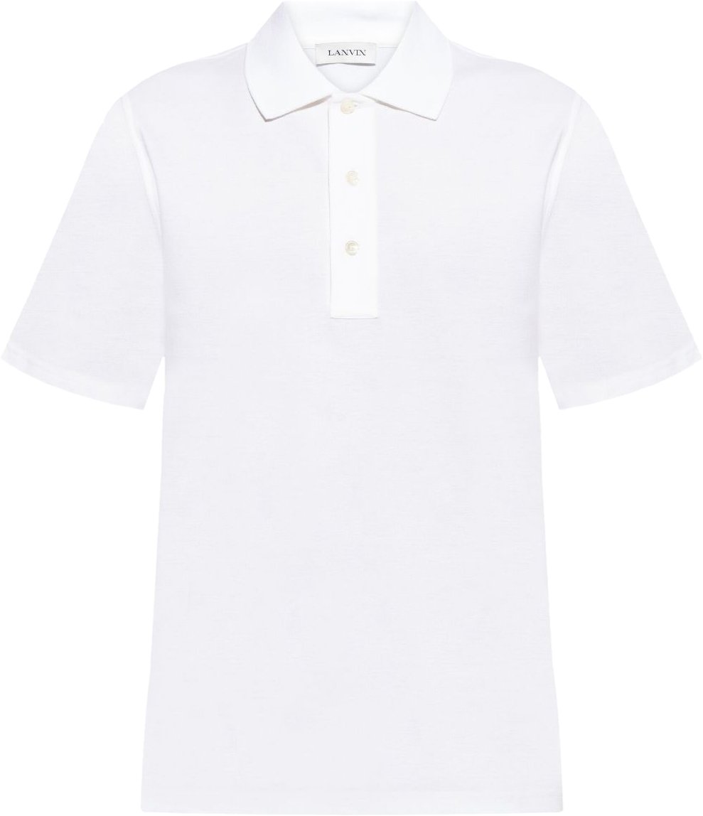 Lanvin T-Shirts And Polos Optic White Wit