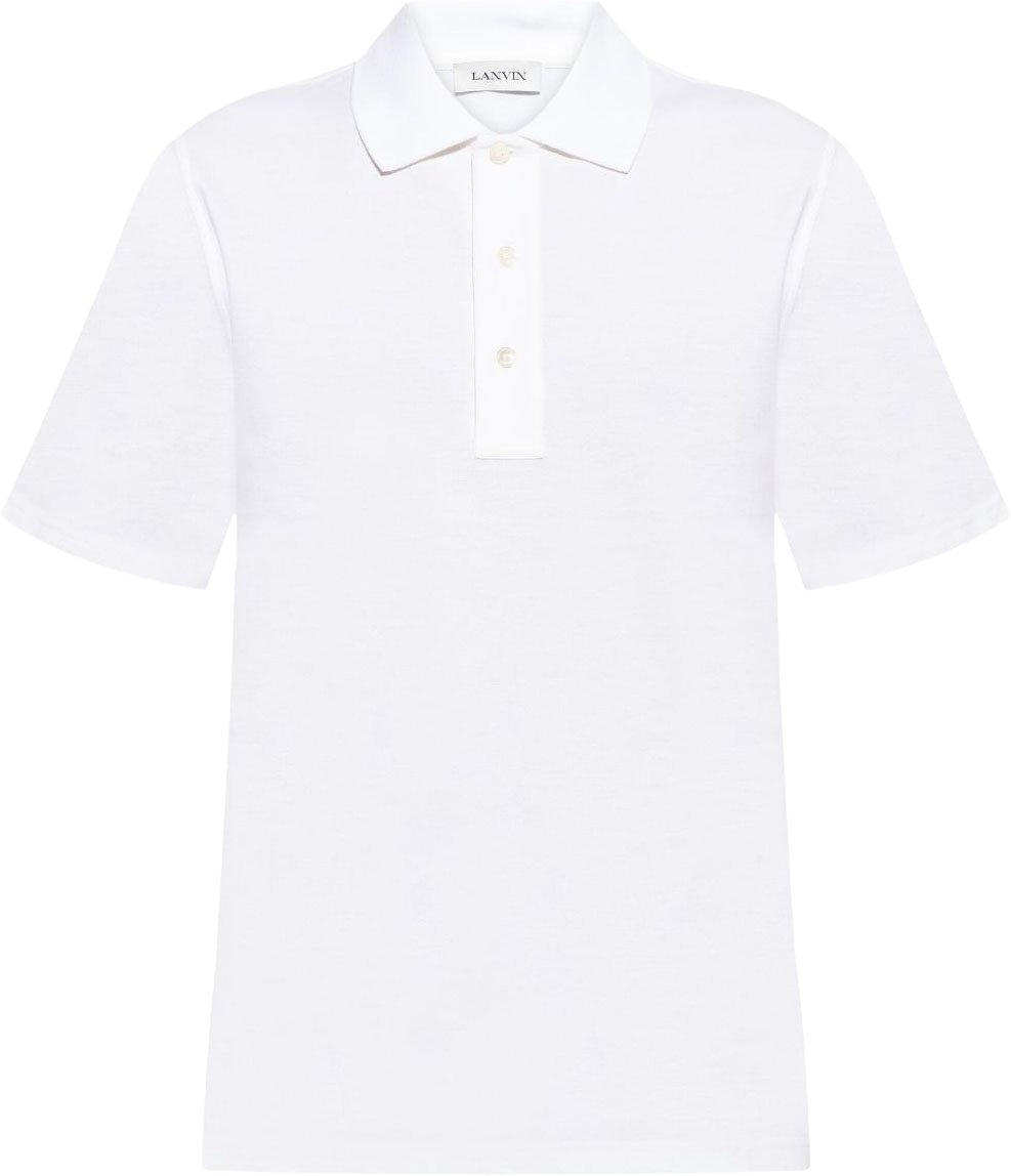 Lanvin T-Shirts And Polos Optic White Wit