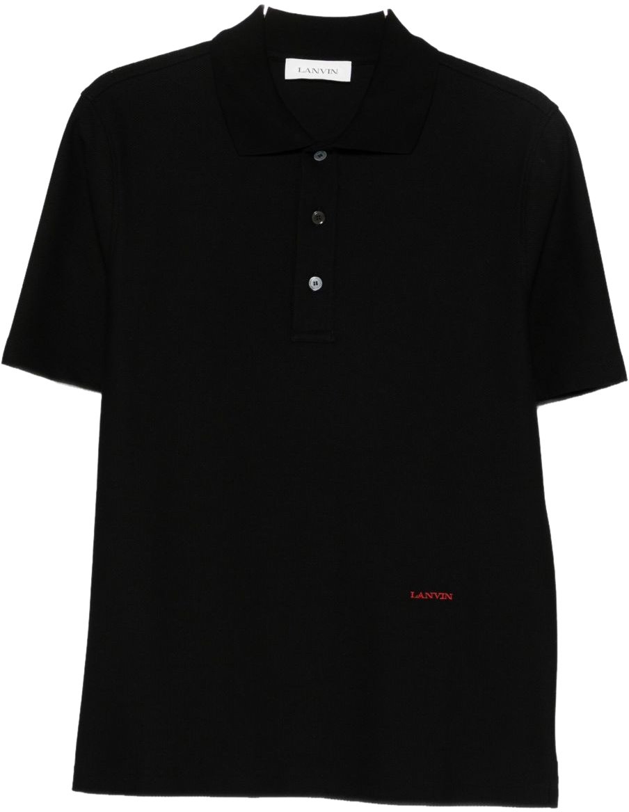 Lanvin T-Shirts And Polos Black Zwart