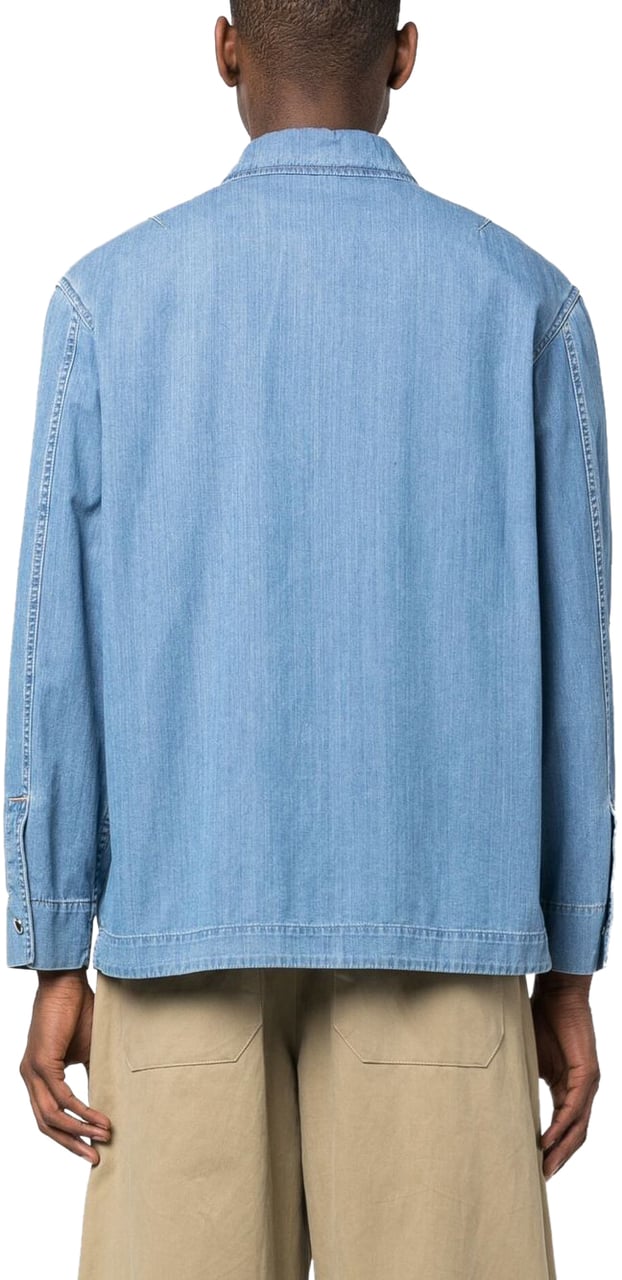 Lanvin Shirts Clear Blue Blauw