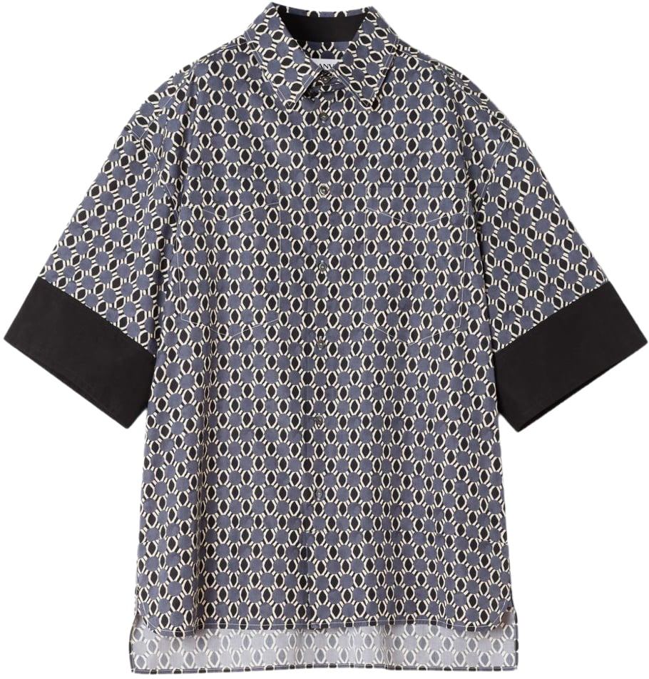 Lanvin Shirts Orangenoir Oranje