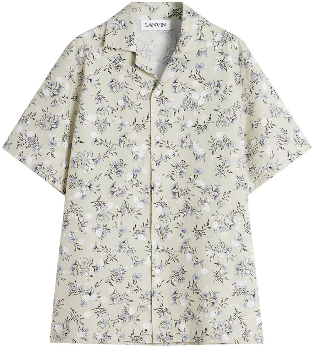 Lanvin Shirts Linen Groen