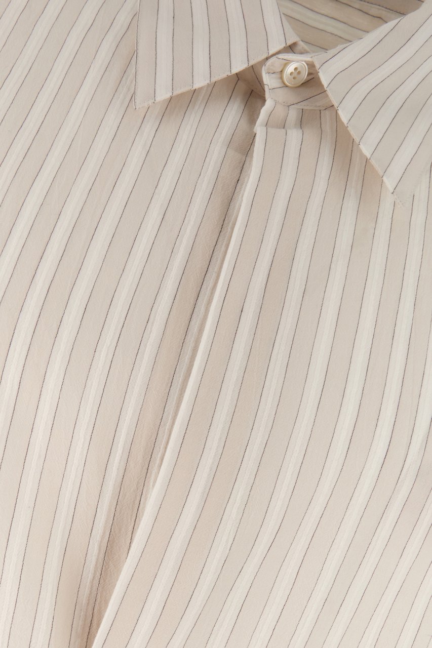 Lanvin Lanvin Embroidered cotton shirt Neutraal