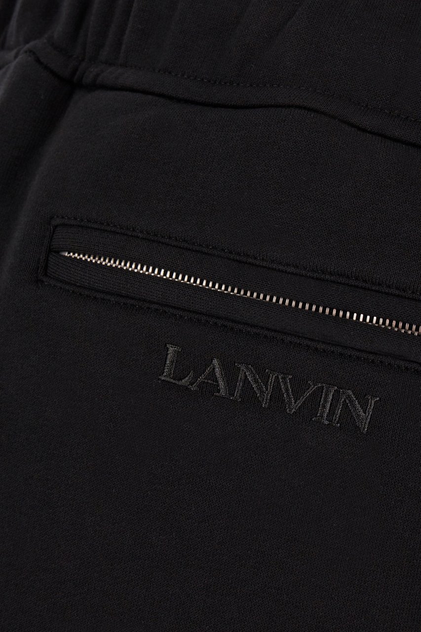 Lanvin Lanvin Black cotton joggers Zwart