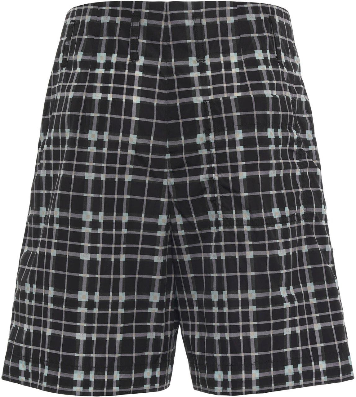 Lanvin Bermuda shorts with pattern Blauw