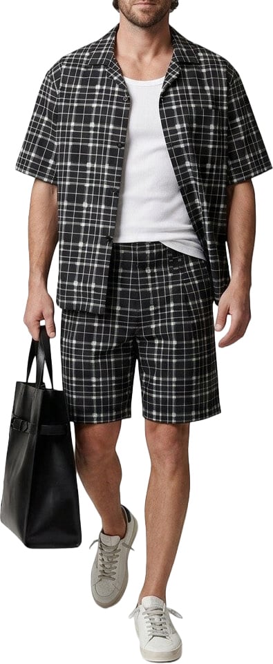 Lanvin Bermudas with pattern Blauw