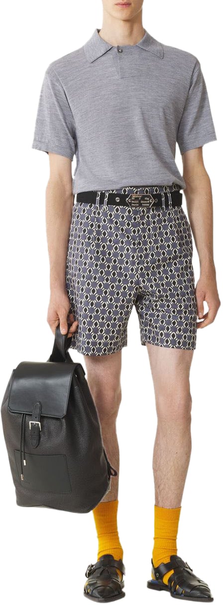 Lanvin Shorts Oragenoir Oranje