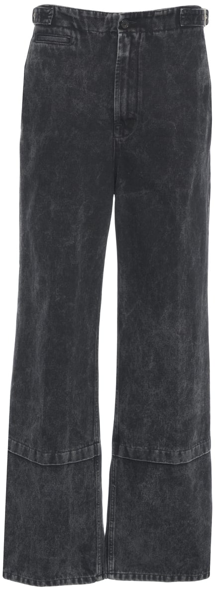 Lanvin Jeans loose fit Zwart