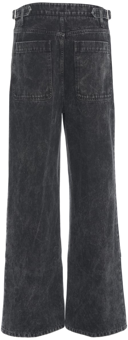 Lanvin Jeans loose fit Zwart