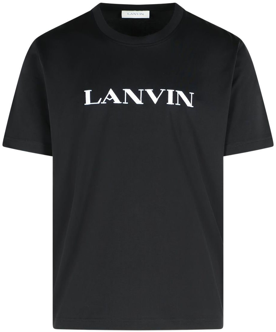 Lanvin T-Shirts And Polos Black Zwart