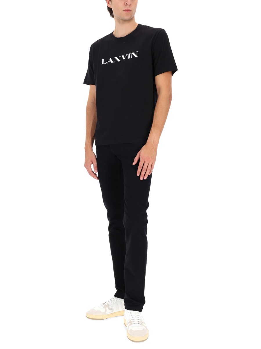 Lanvin T-Shirts And Polos Black Zwart