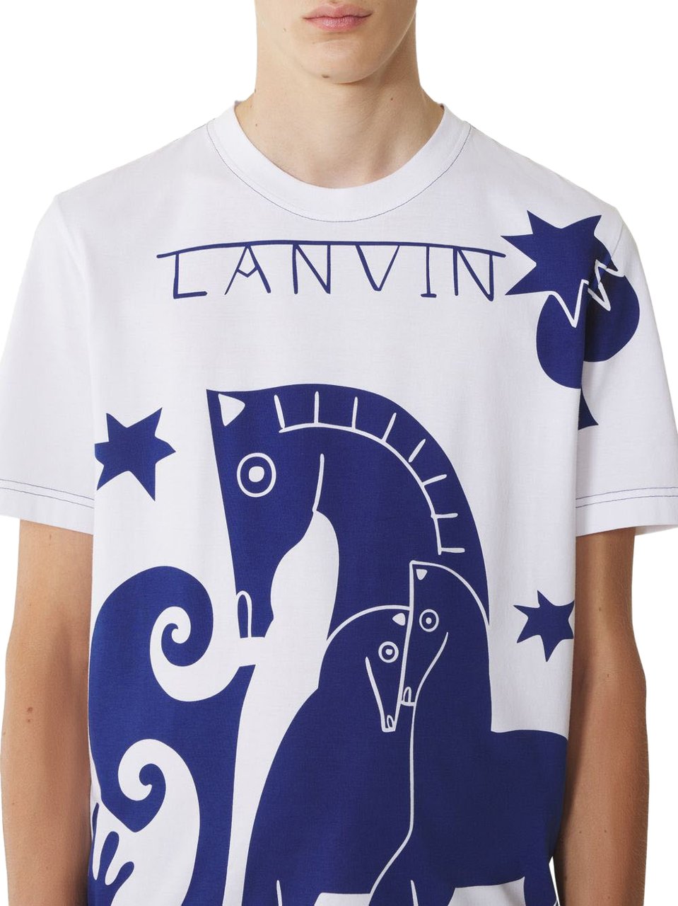 Lanvin T-Shirts And Polos White Wit