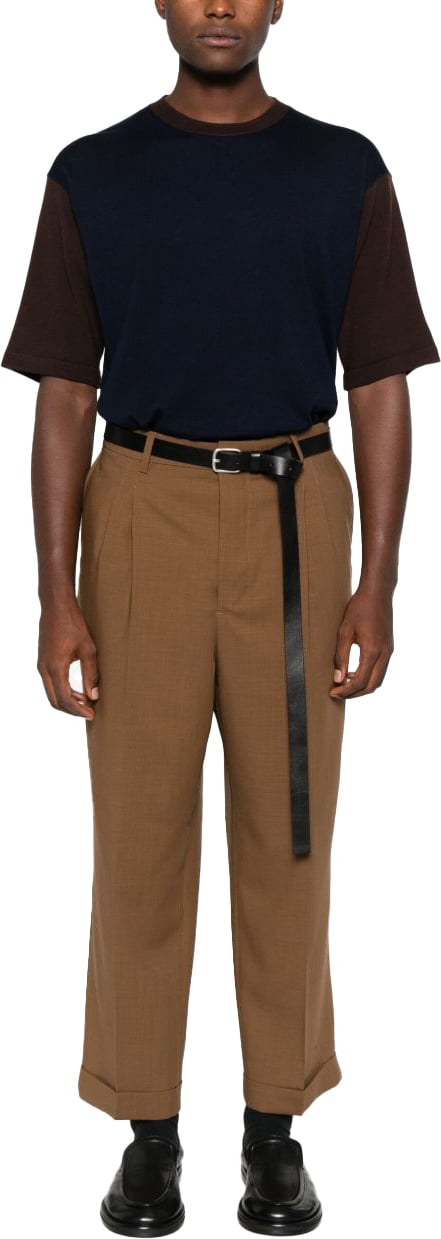 Lanvin T-Shirts And Polos Black Navy Mocha Zwart