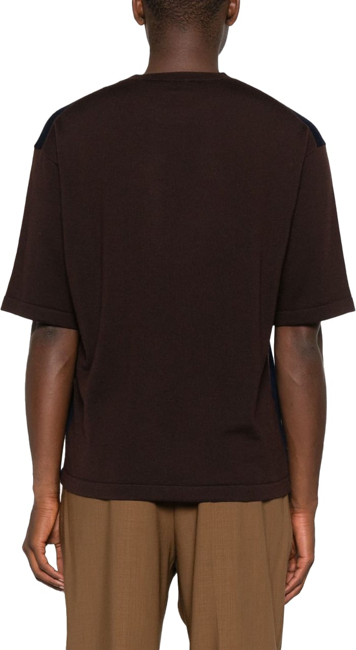 Lanvin T-Shirts And Polos Black Navy Mocha Zwart