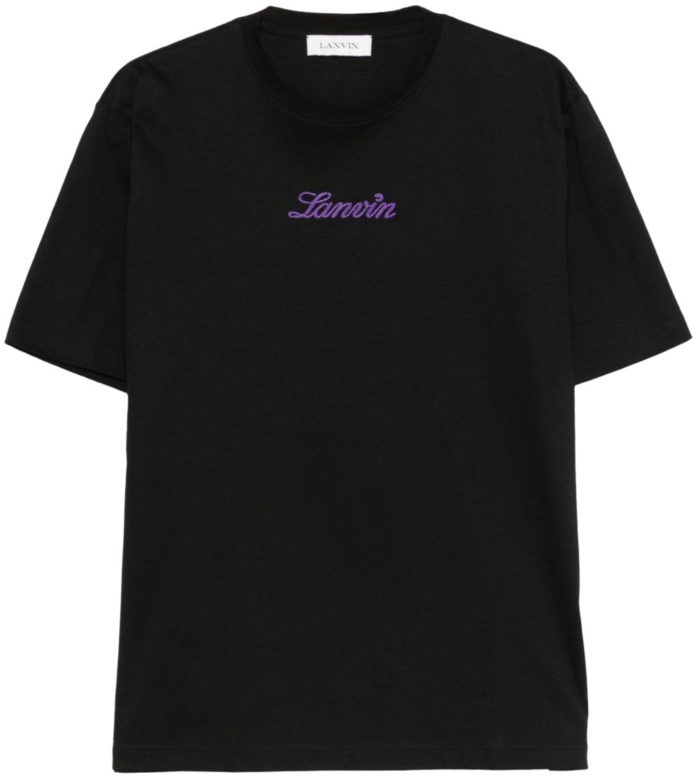 Lanvin T-Shirts And Polos Black Zwart