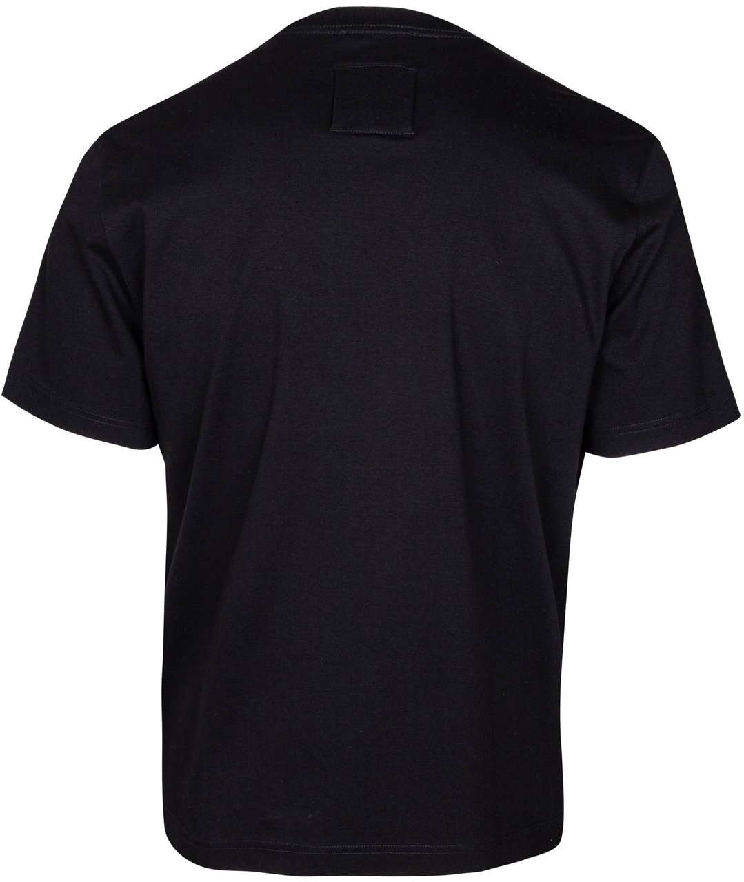 Lanvin Lanvin denim t-shirt with embroidered logo Zwart