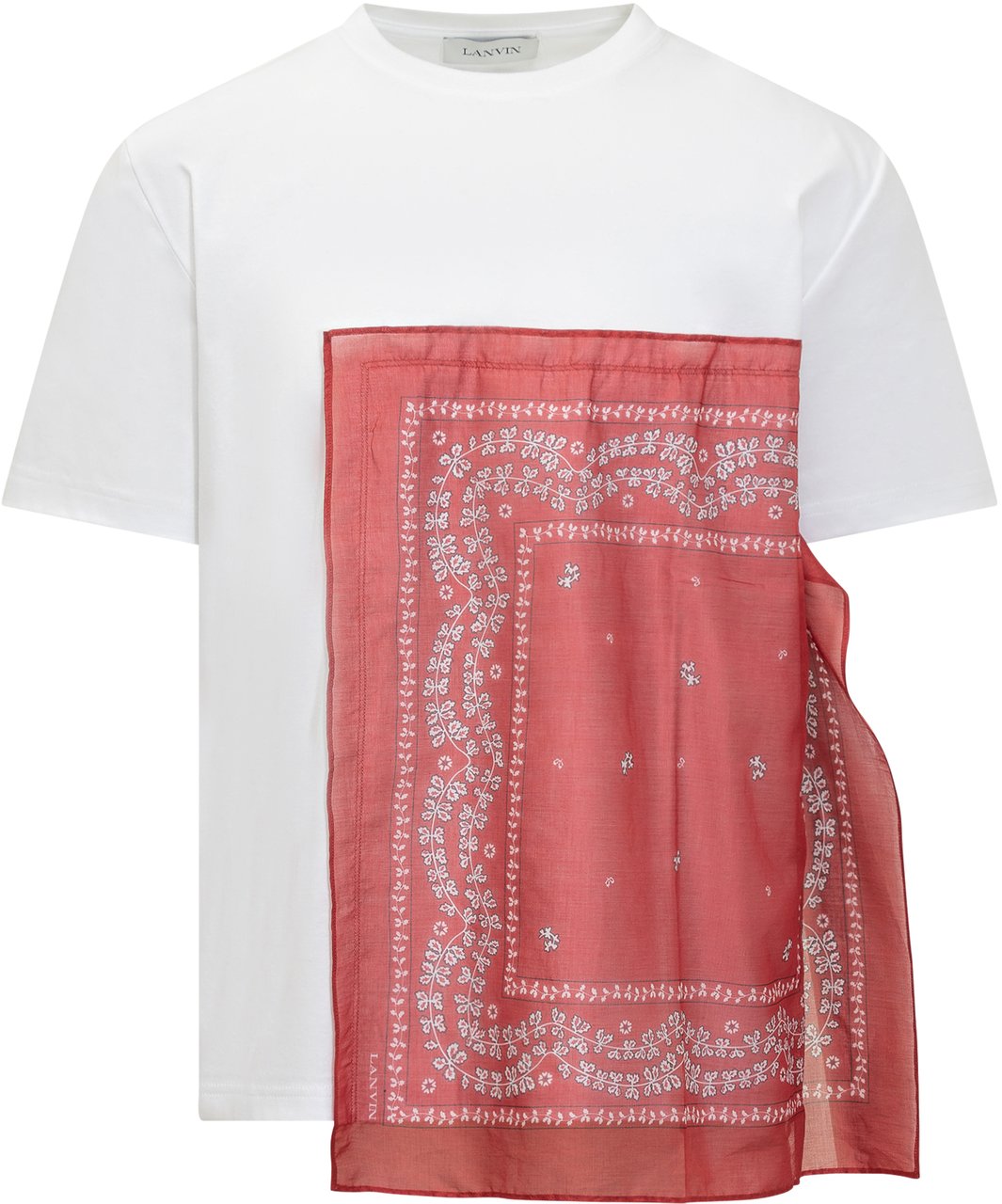 Lanvin T-Shirt Rateau Bandana Wit