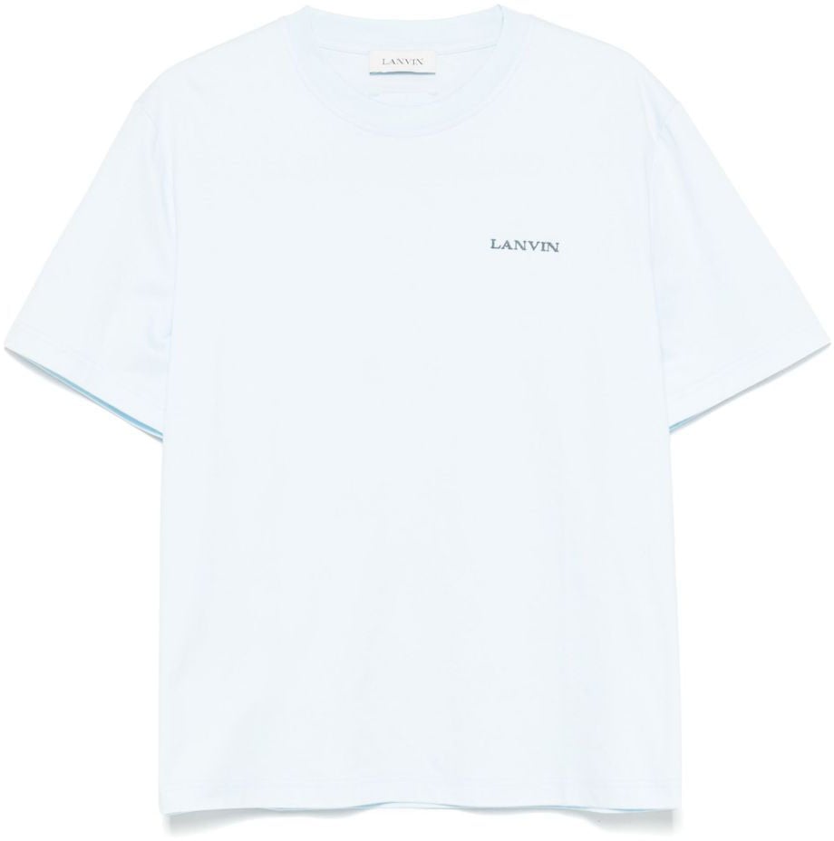 Lanvin T-Shirts And Polos Chambray Blauw