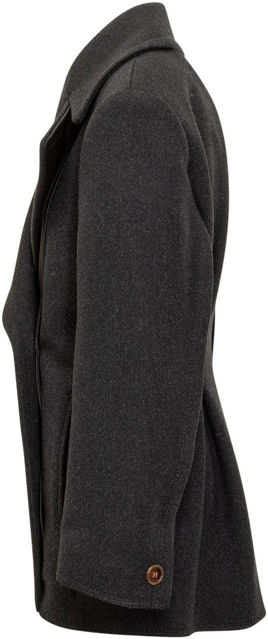 Lanvin Cappotto Doppiopetto Lanvin in Lana Zwart