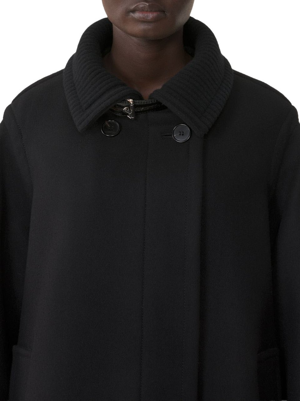 Lanvin Coats Black Zwart