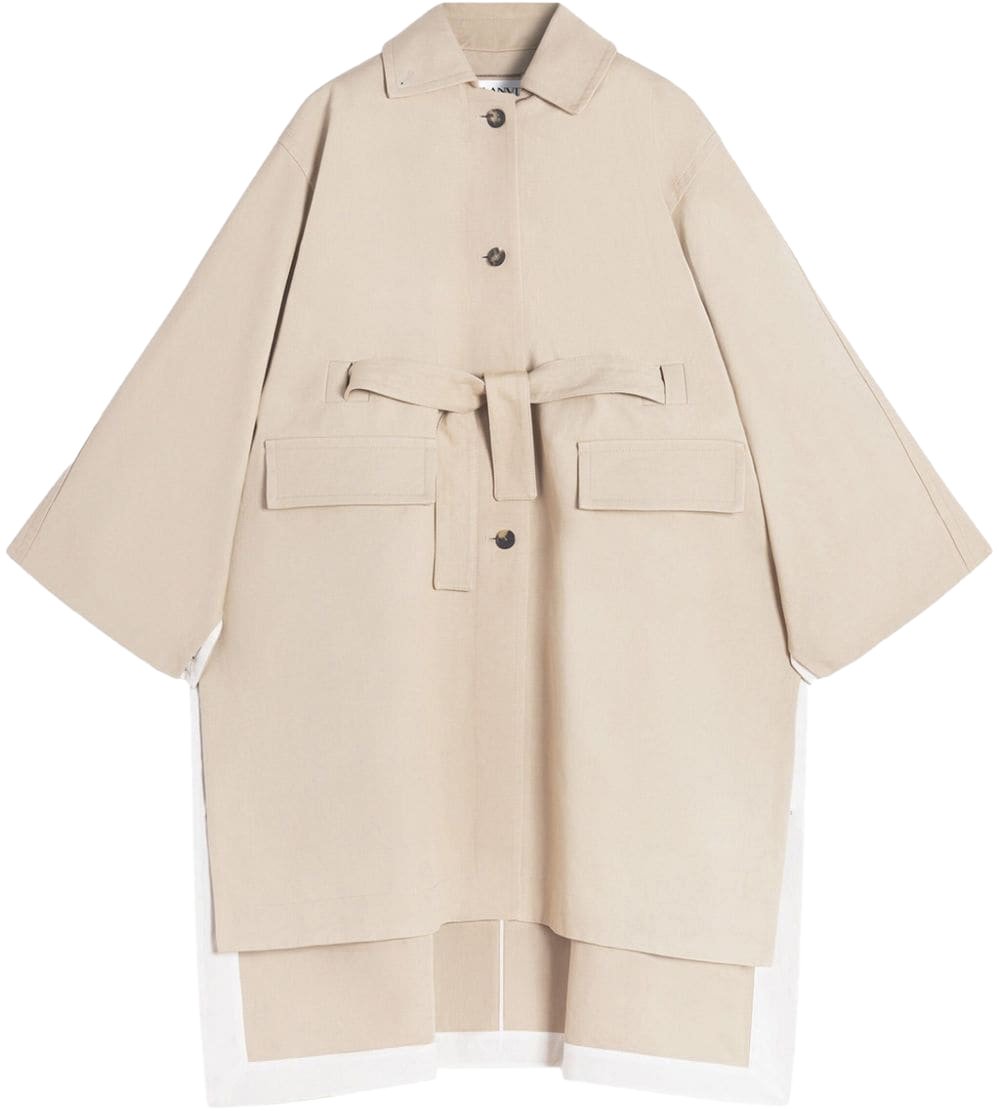 Lanvin Coats Beige Beige