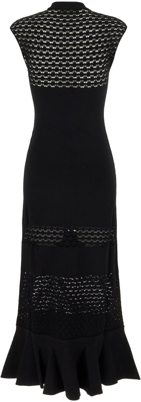Lanvin Lanvin Black viscose blend dress Zwart