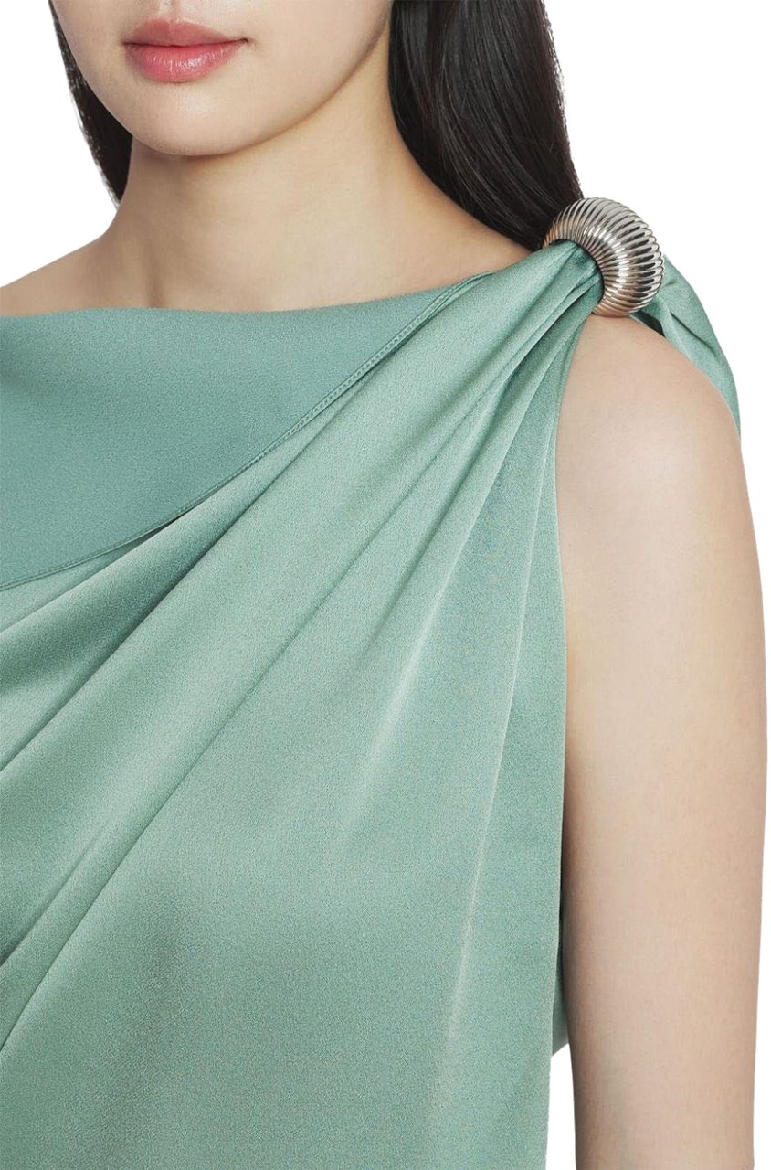 Lanvin Dresses Green Grey Groen